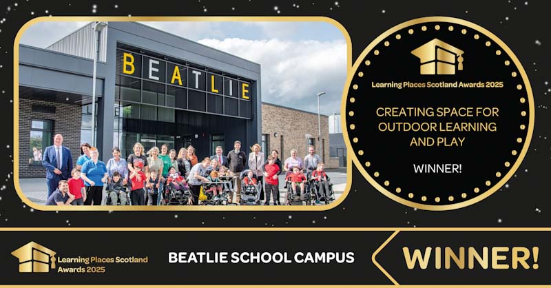 Excellence in education design and delivery recognised at Learning Places Scotland Awards